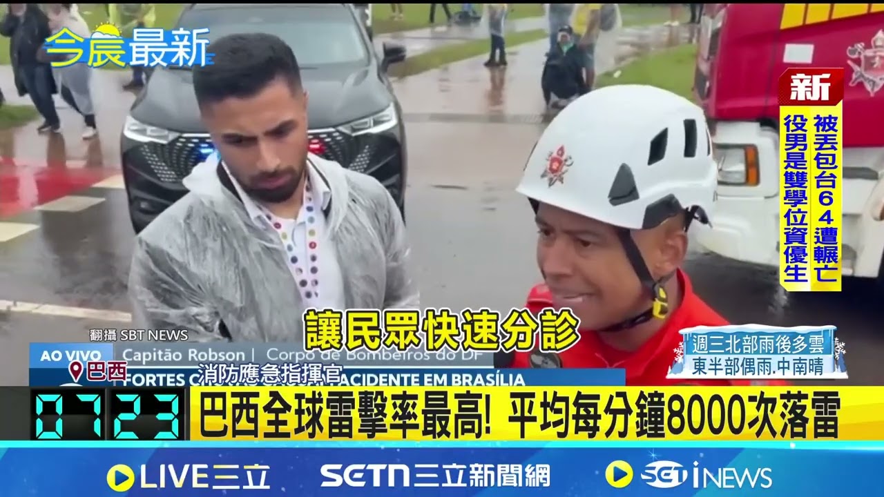 巴西前總統遭判刑 數千人上街抗議遭雷擊89傷｜三立新聞網 SETN.com