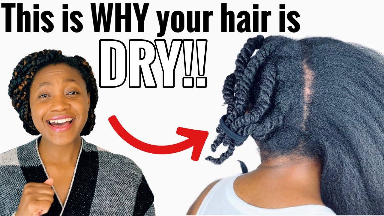 THIS IS WHY your natural hair is DRY! | 12 reasons you have dry hair
