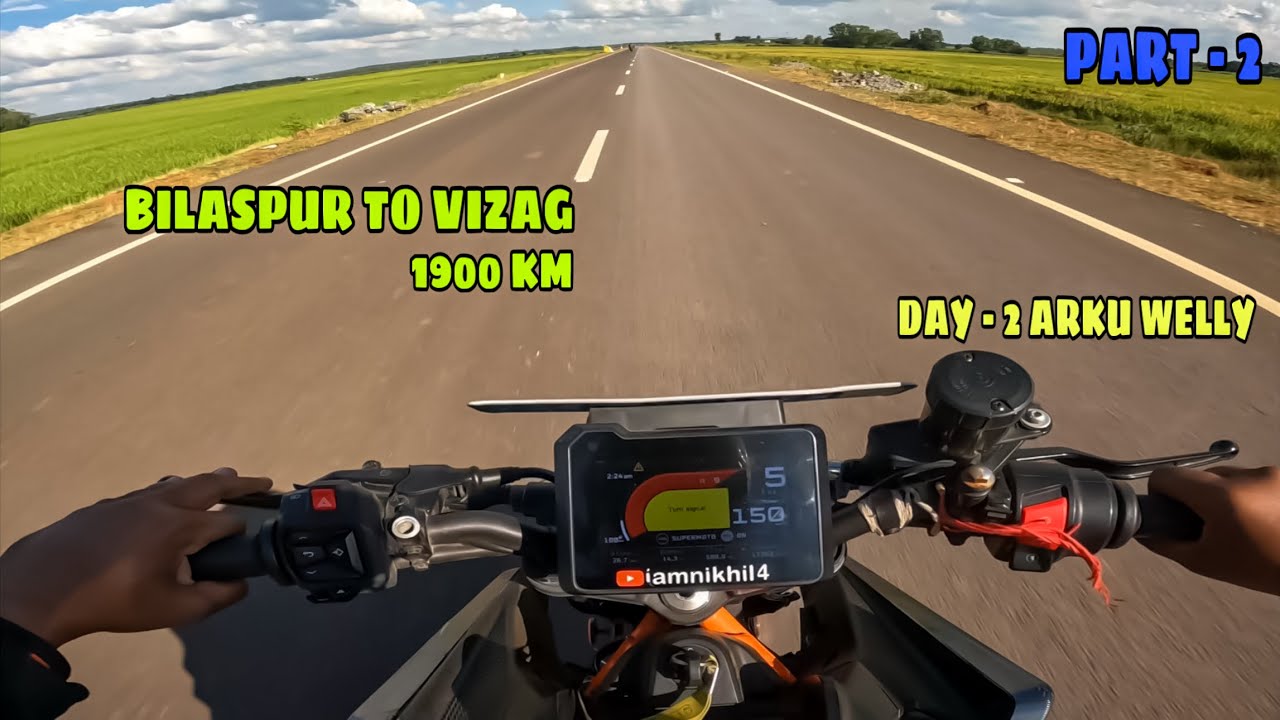 BILASPUR TO VIZAG BY RODE 1900 KM || covered by Chhattisgarh, Odisha, AndhraPradesh || Day/part - 2 