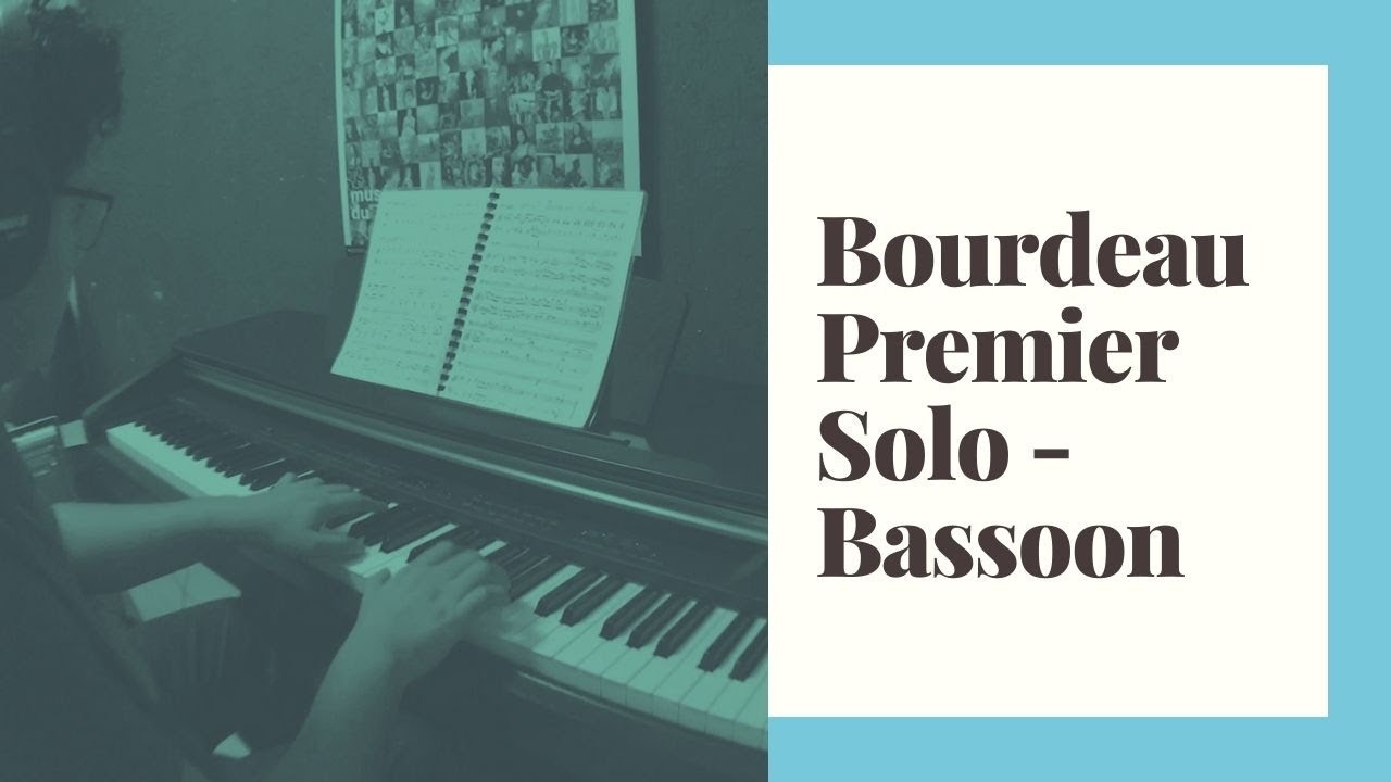 Bourdeau Premier Solo for Bassoon / Piano accompaniment / two versions