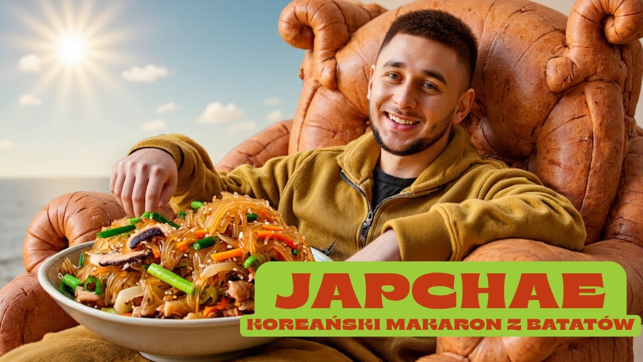 Japchae – koreański comfort food! sprężysty makaron z batatów z wołowiną i warzywami | przepis