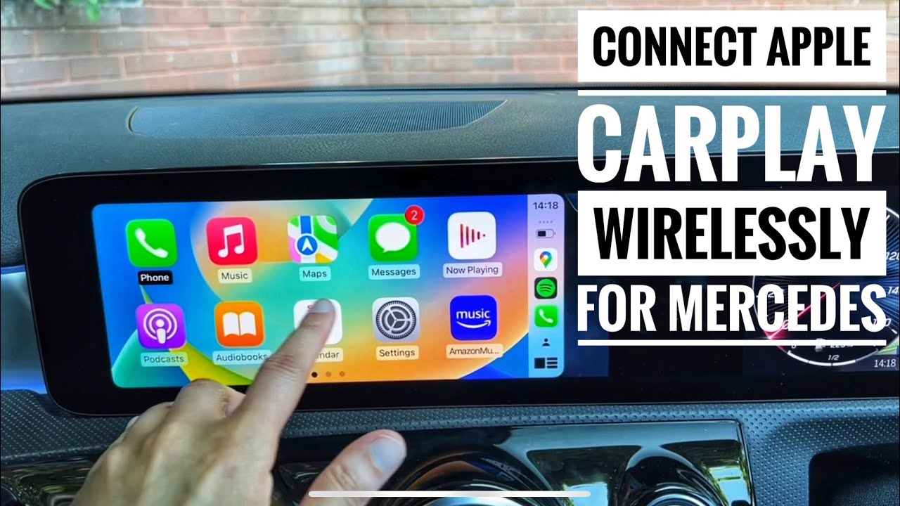 Как подключить Apple CarPlay или мобильный телефон к обновленному Mercedes-Benz A-Class 2023-2025