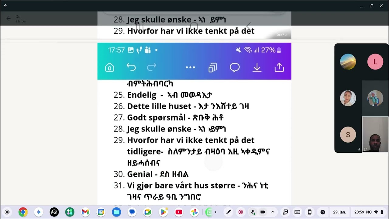A2 nivå - nye ord