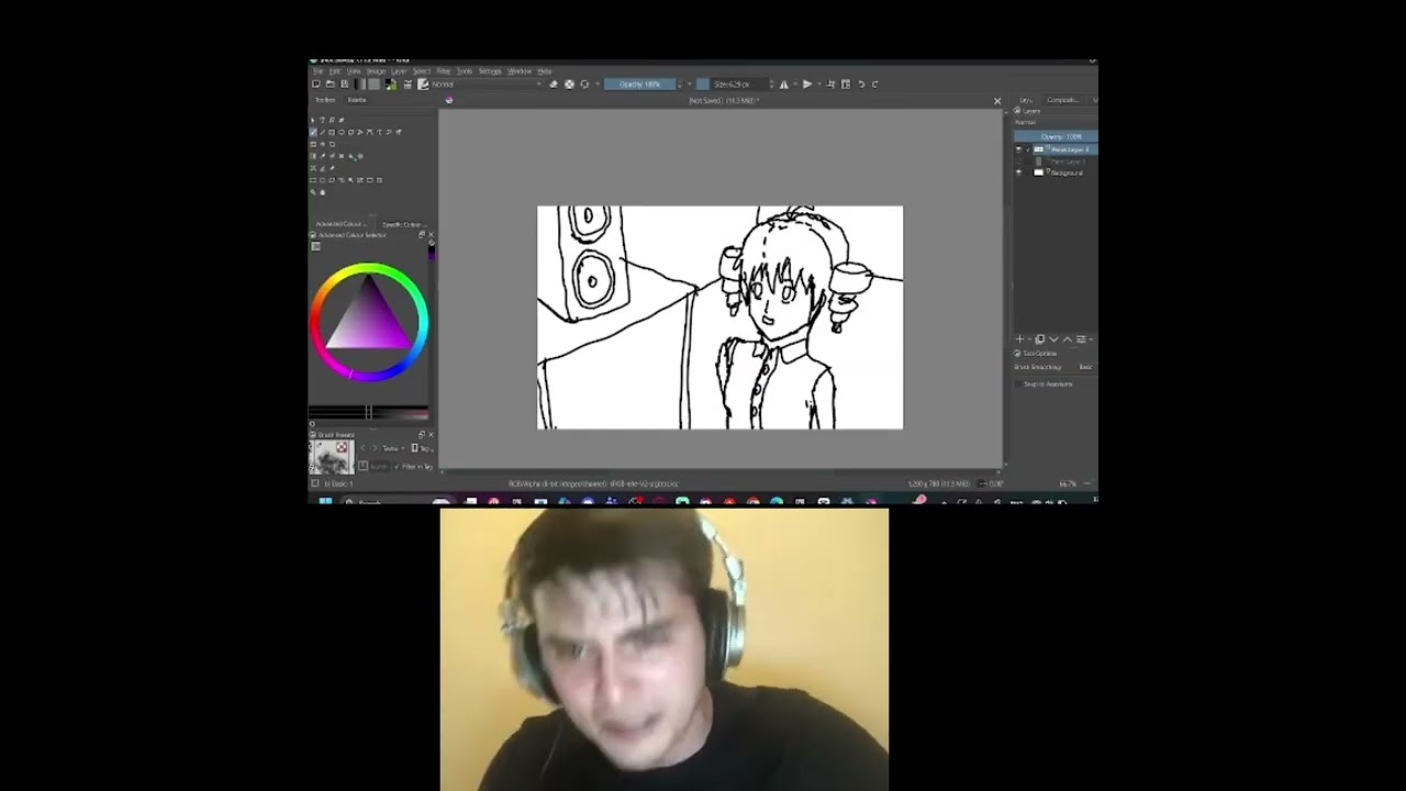 drawing this for a music cover 