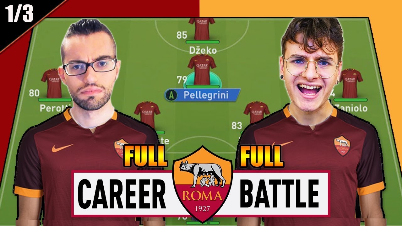 1 VS 1 - FULL CAREER BATTLE CHALLENGE con la ROMA!! EPISODIO 1/3 | FIFA 19 CARRIERA ALLENATORE ROMA