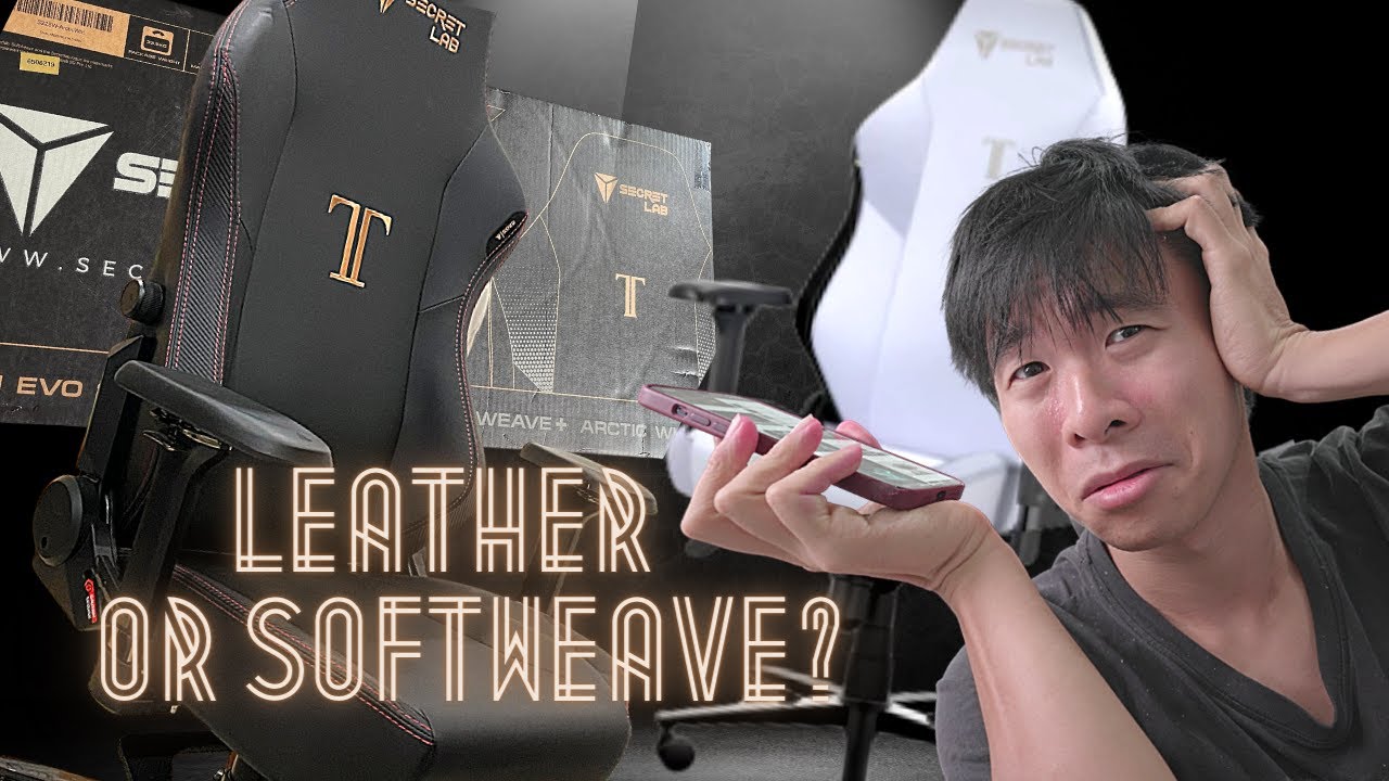 Leatherette or Softweave (Plus)? - Which Secretlab Titan Evo 2022 Upholstery Should You Choose?