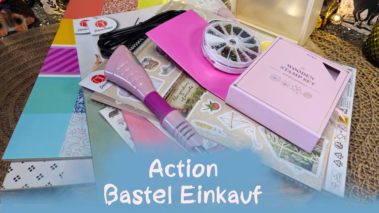 🫶Kleiner Basteleinkauf🫶 #unboxing #auspacken #action