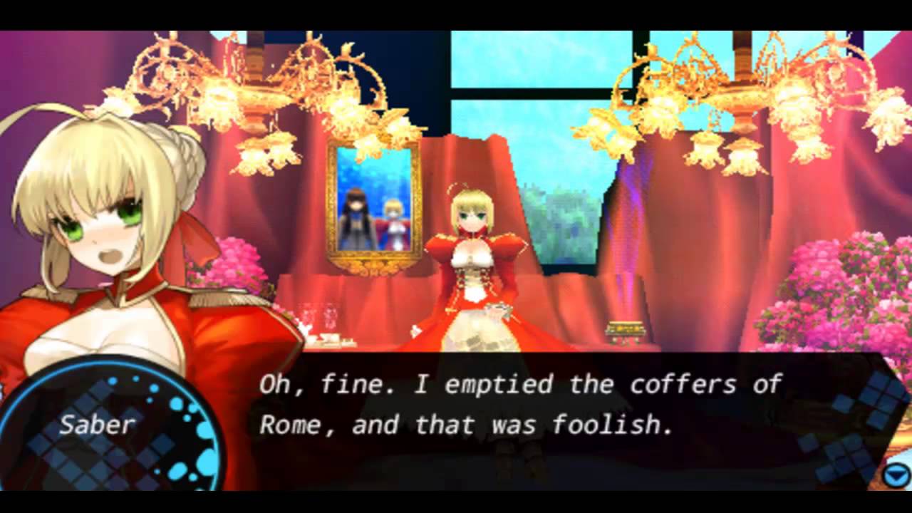 Fate/Extra Saber Says Harem's are Allowed