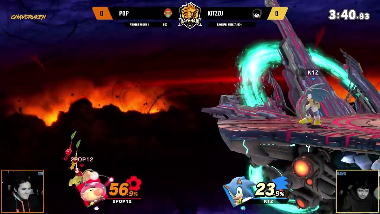 Rayenari Weekly 174 - Winners R1 - Pop Vs. Kitzzu - SSBU