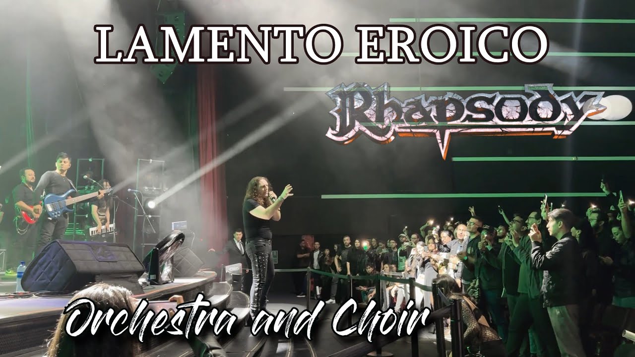 Fabio Lione Sinfónico - Lamento Eroico (Rhapsody) live in Bogotá with Choir and Symphony Orchestra