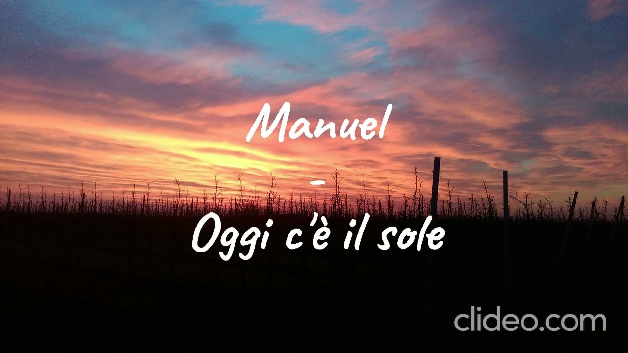 Bum Yang - Oggi c'è il sole ☀️@MANUELNIUTTAOFFICIAL