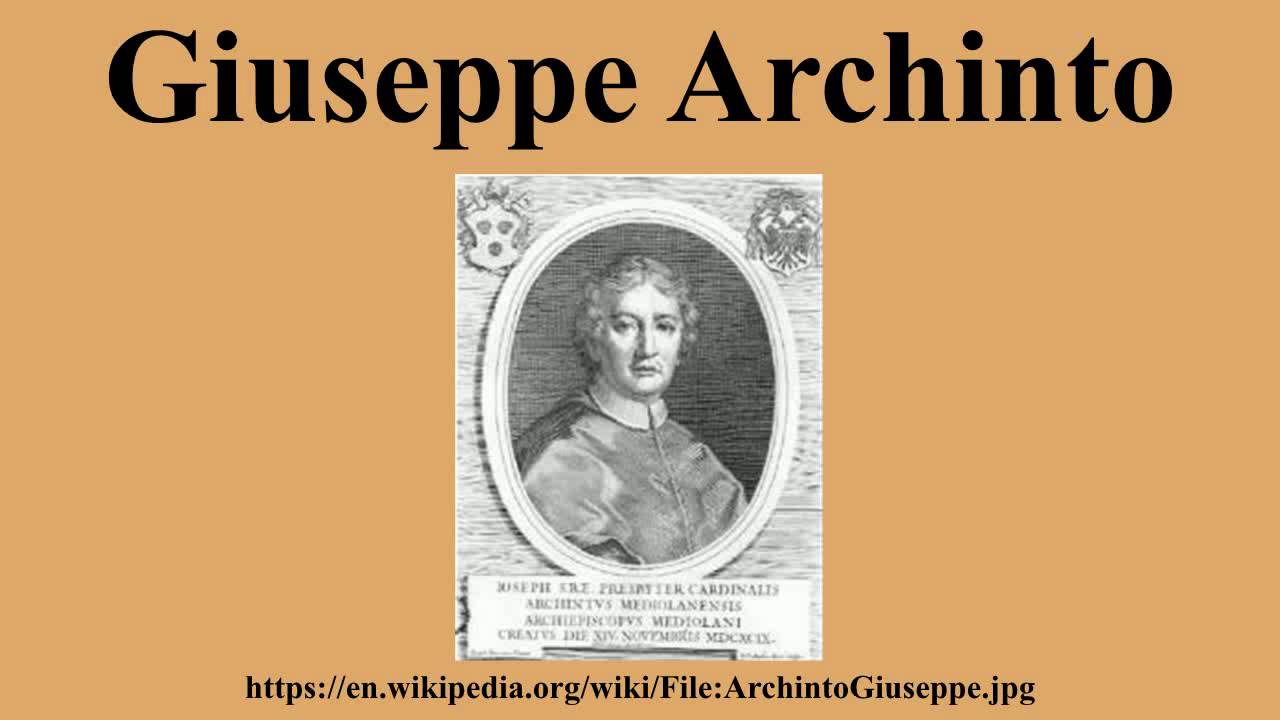 Giuseppe Archinto