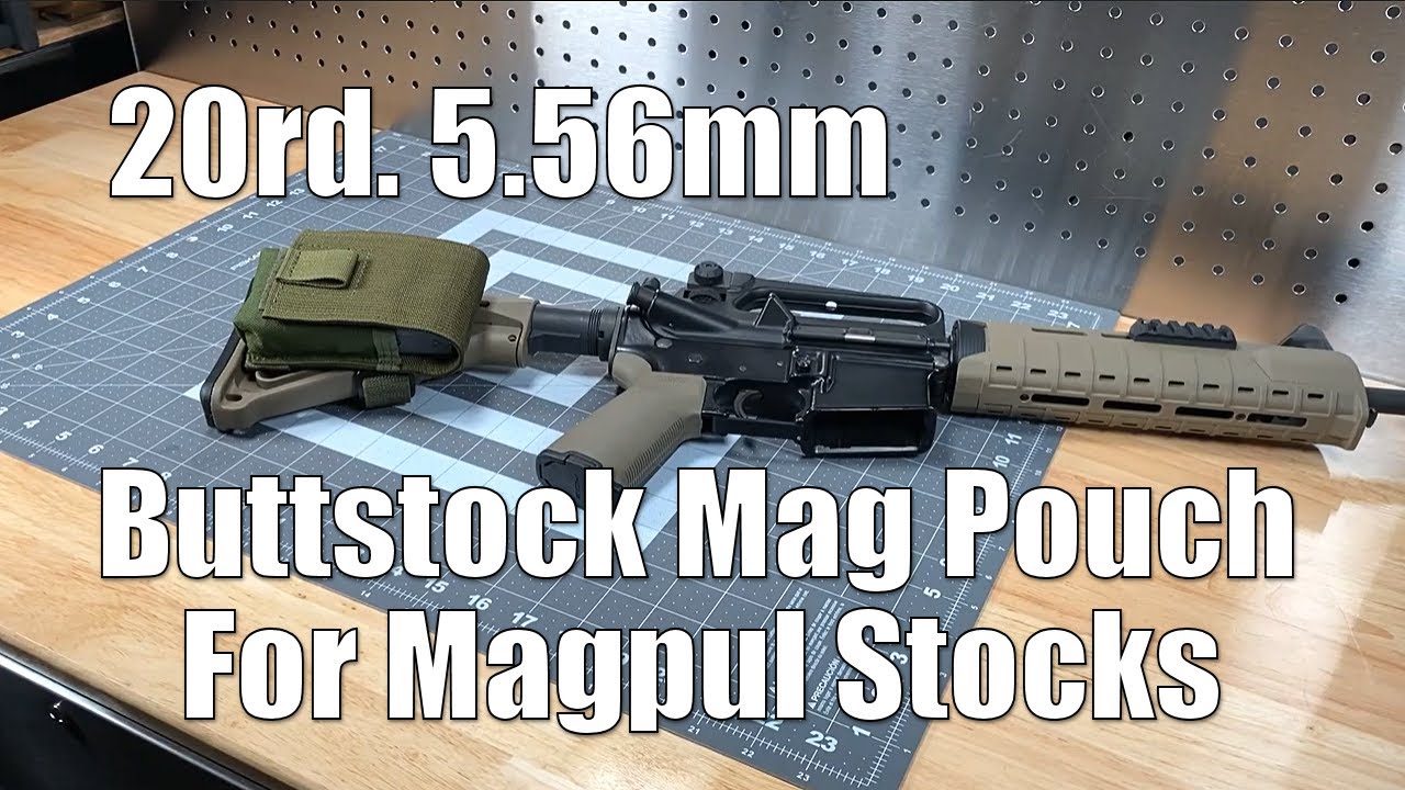 Specter Gear 20rd. 5.56mm Buttstock Magazine Pouch for Magpul M-4 Stocks
