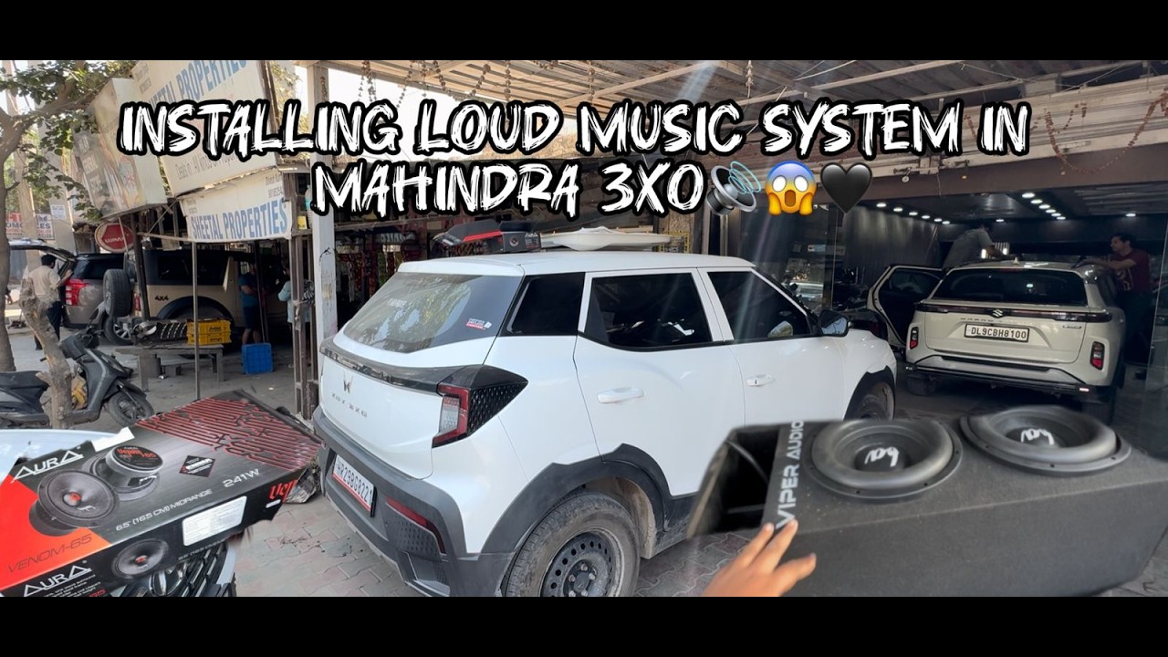 Installing Loud Music System in Mahindra 3xo || Base Model || Negatives of mahindra car base model |