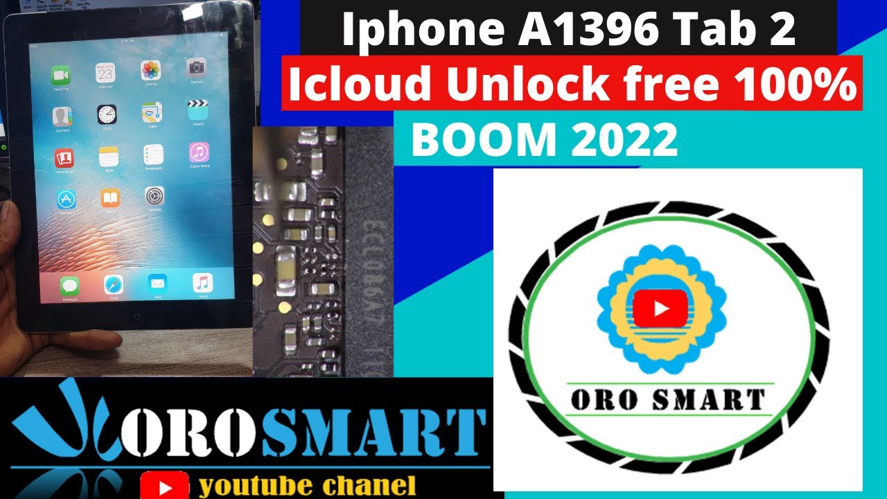 Iphone Tab 2, A1396 Icloud Unlock  Hardware