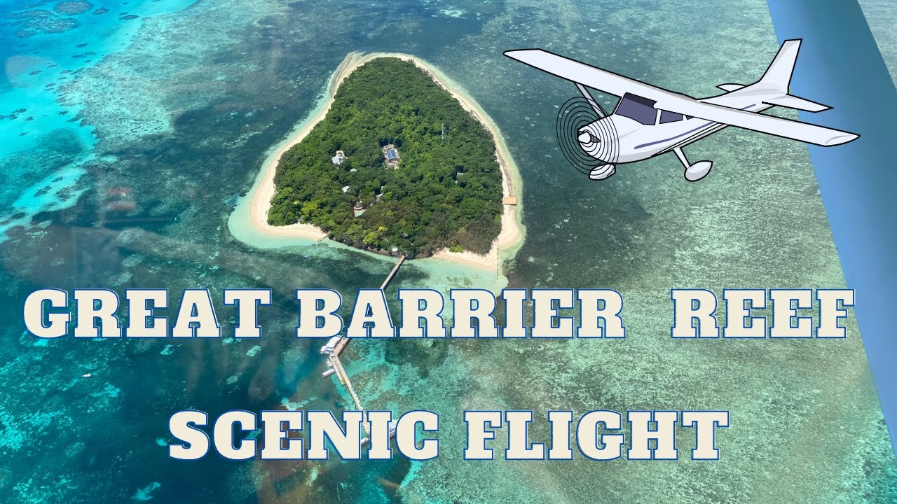 Great Barrier Reef  fly over with GSL aviation. Amazing Views!