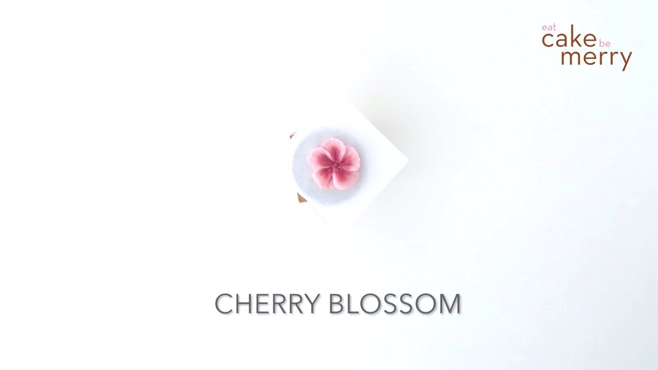 How to Pipe a Buttercream Flower: Cherry Blossom