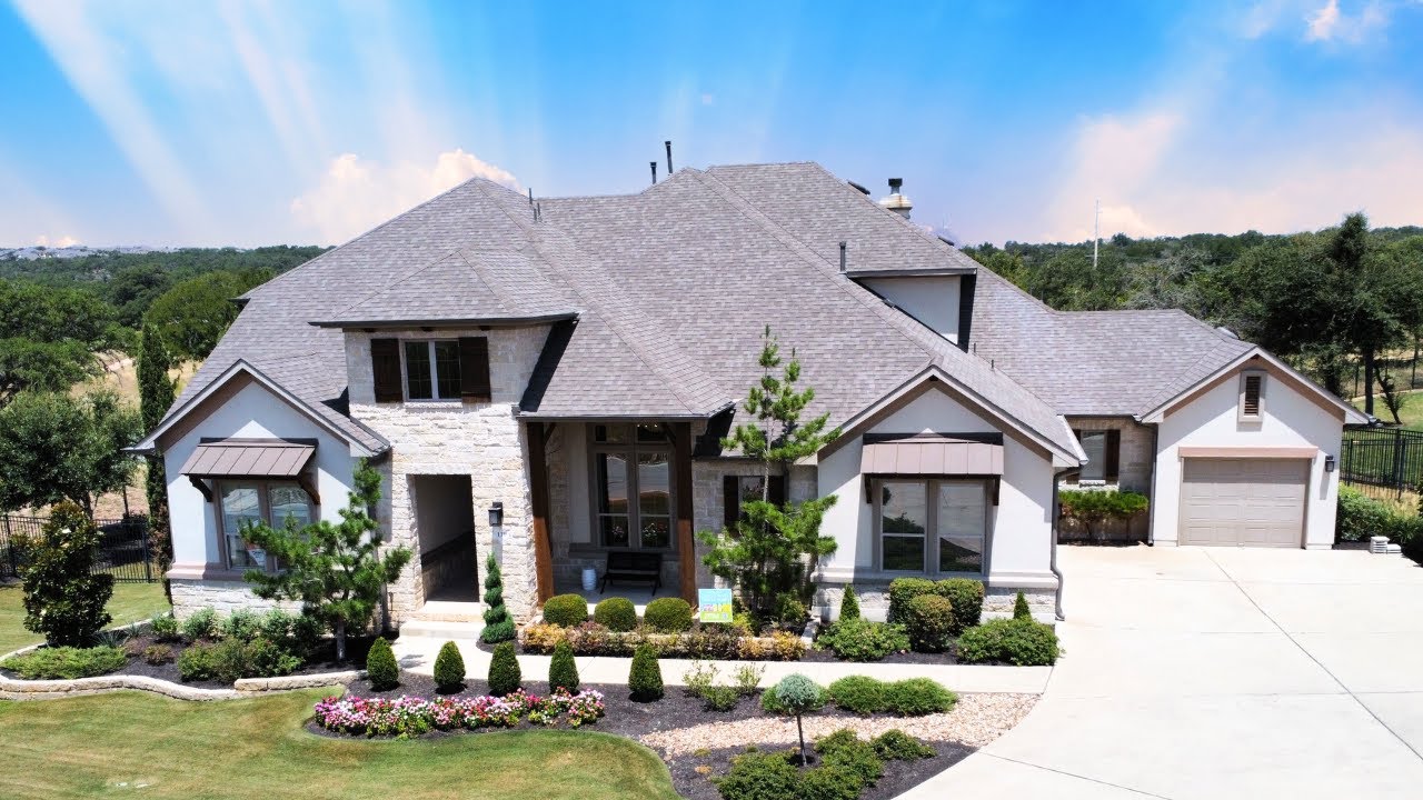Million Dollar 5 Bed 5 Bath with OFFICE on Large Lot! | Austin TX | Castella II Model Home by Drees