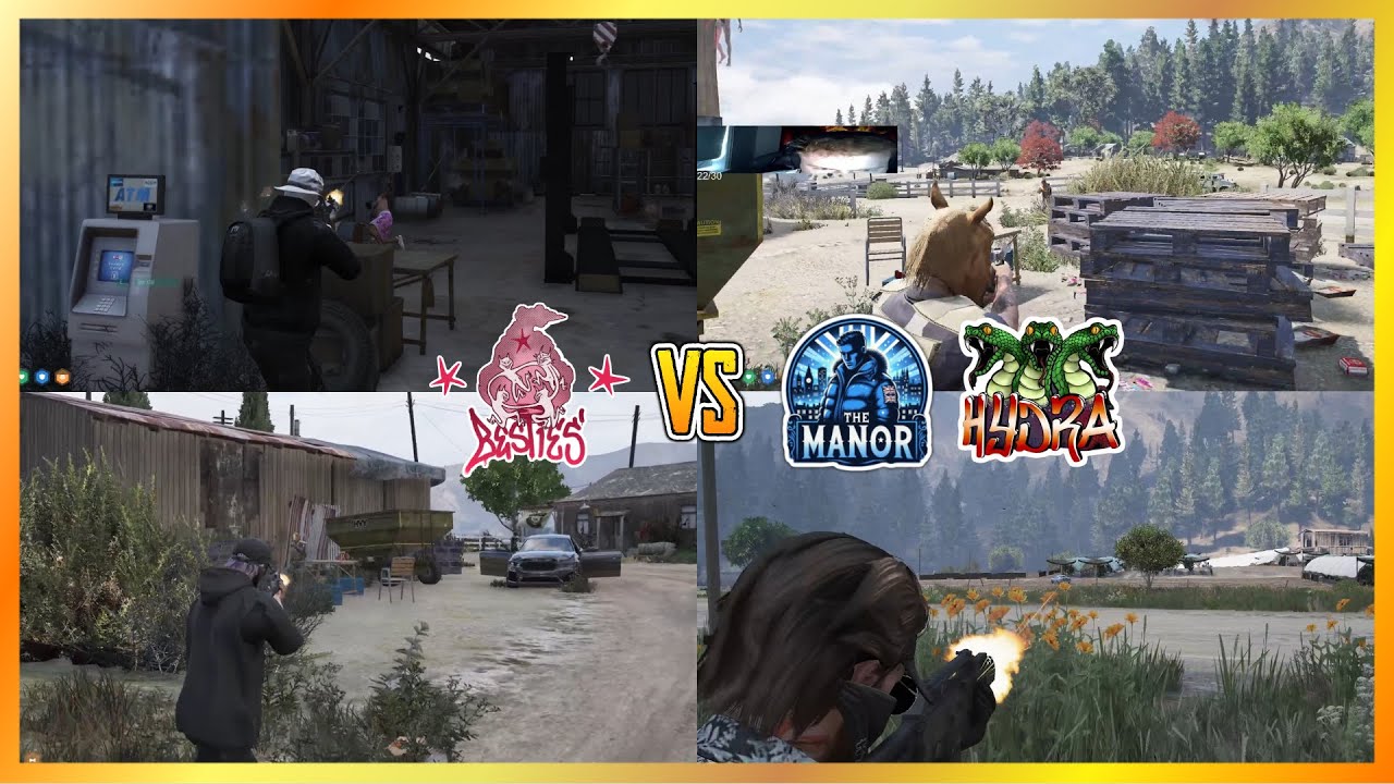 Besties Pull Up On Manor & Hydra Bank Truck At Grapeseed Airfield (Multi POVs) | NoPixel 4.0 GTA RP