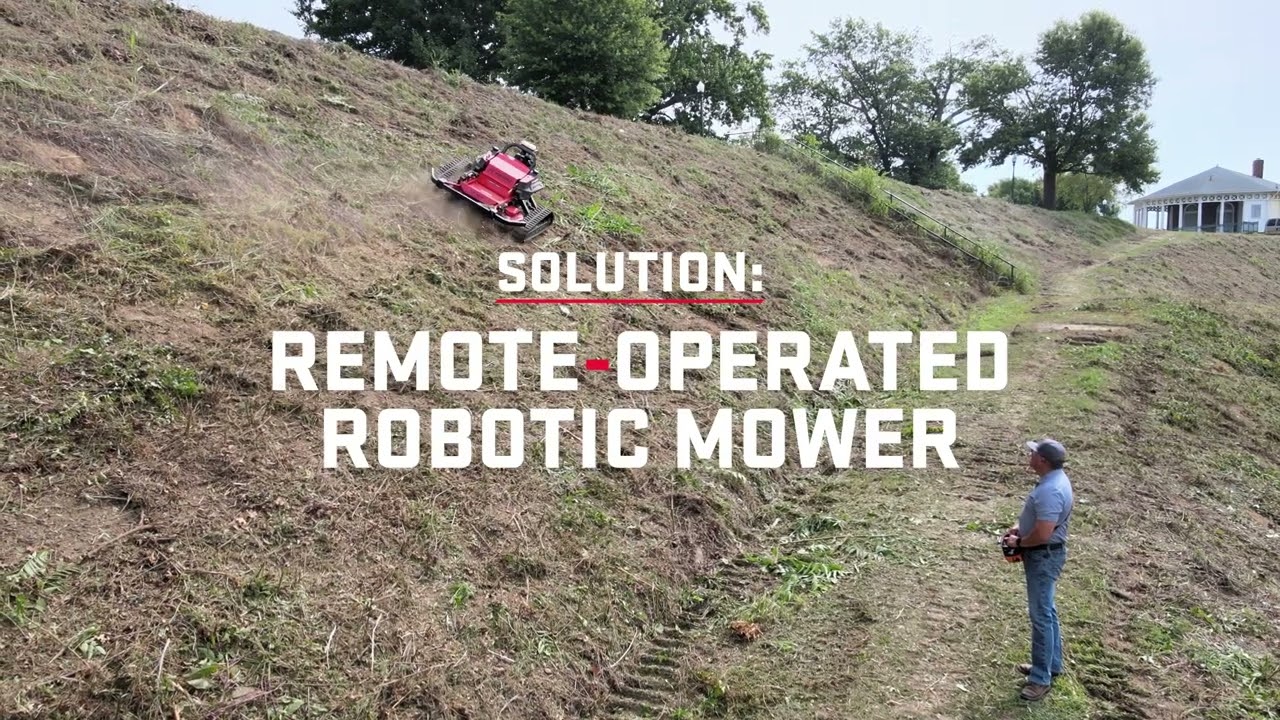 How Remote-Operated Robotic Slope Mowers Are Fighting Wildfires | RC Mowers