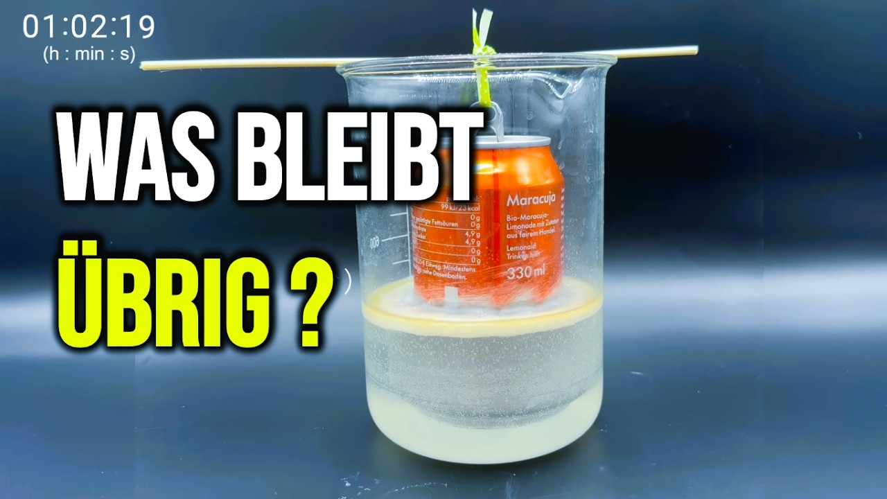Ich habe das Aluminium entfernt&hellip; aber die Dose ist noch da