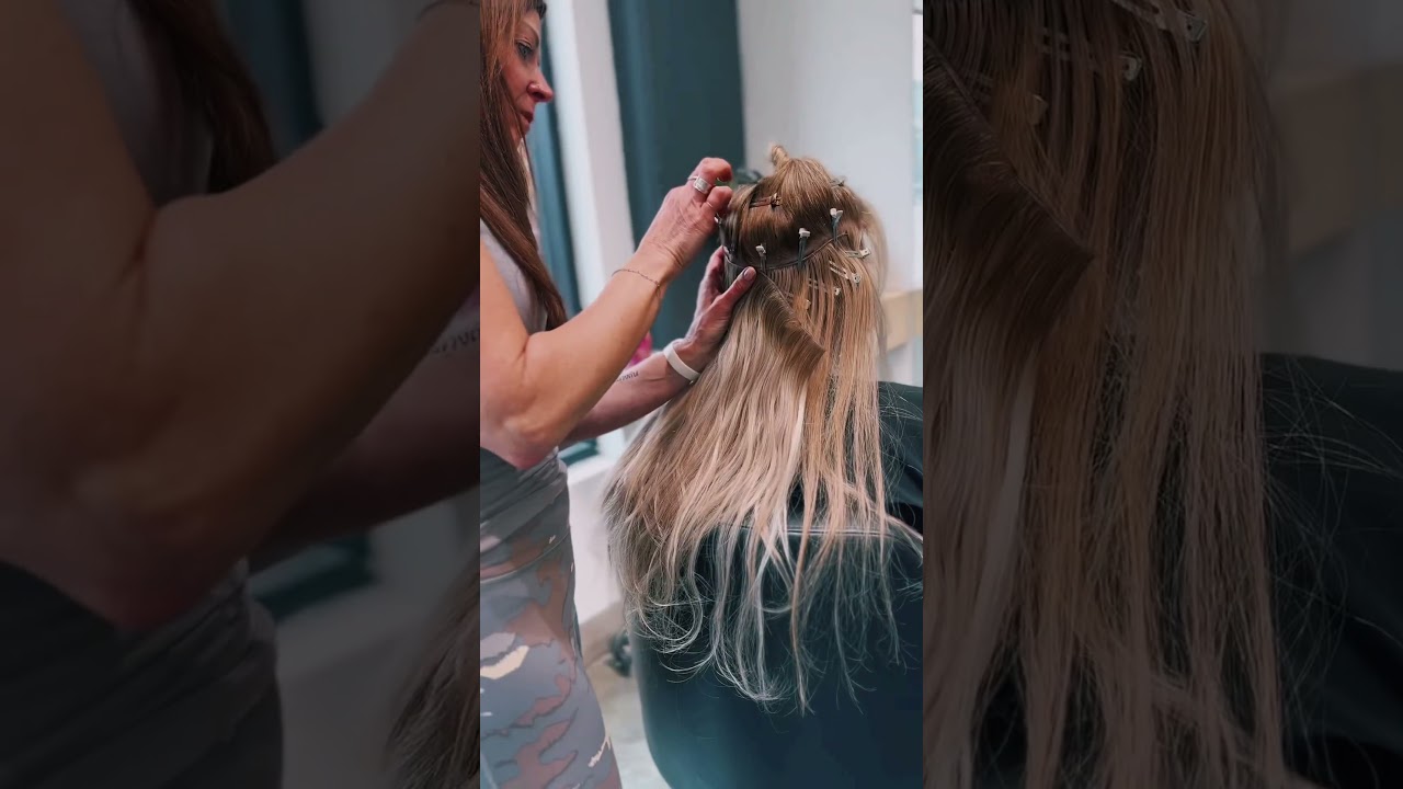 ✨Salon Training Day! #extensions #glamsquad #salontraining #newtalent