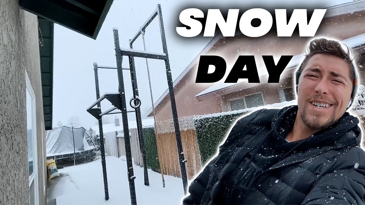 I DIDN'T WORKOUT! | Chill Snow Day Vlog