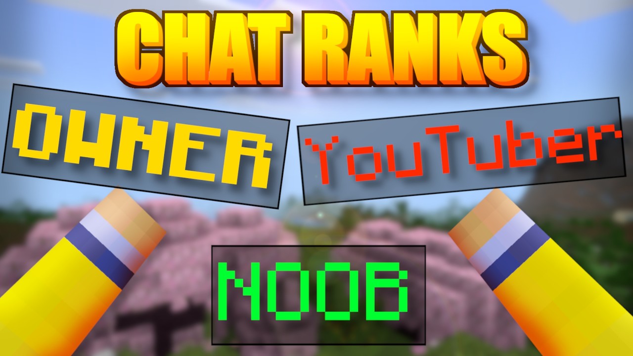 Простые ранги в чате для Minecraft