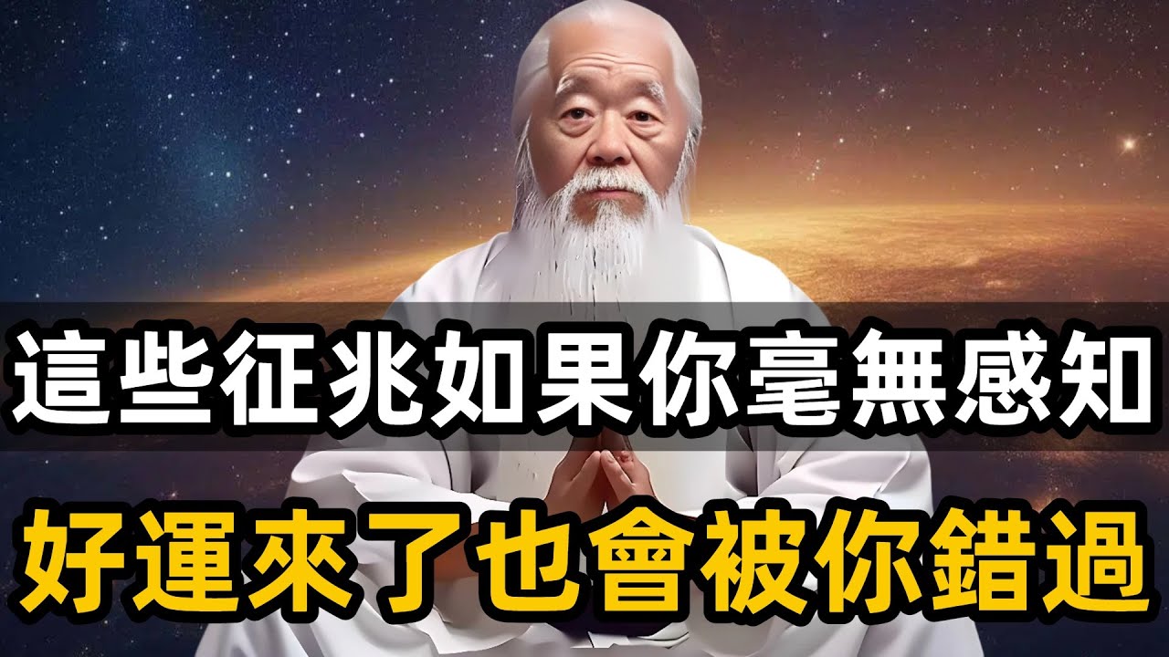 如果你對這些征兆毫無感知，大的機會來了也會被你錯過。養好「六氣」，好運自來！#覺醒