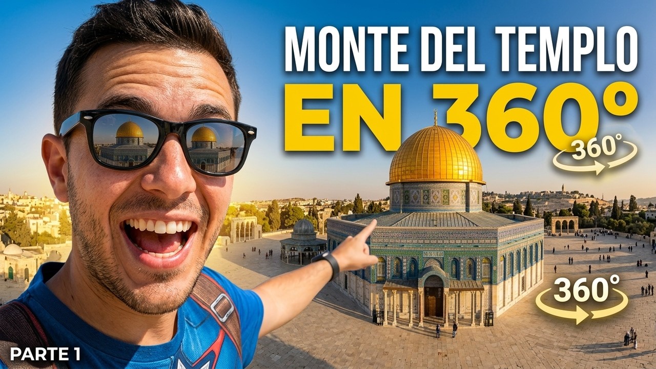 EL MONTE DEL TEMPLO EN 360º (Parte 2): Los Secretos de la Explanada y Al-Aqsa 🕌🏛️🇮🇱