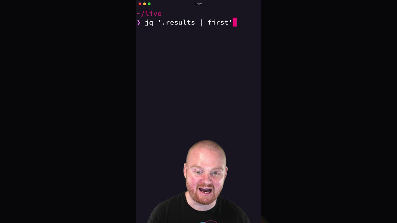 6 tips for working with JSON in the terminal with jq #Shorts