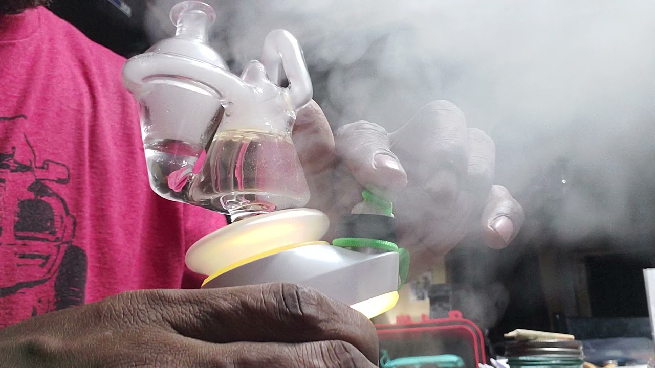 CloudLyfe Puffco Peak OG Rebelz Glass Recycler Attachment Top Function/Dab