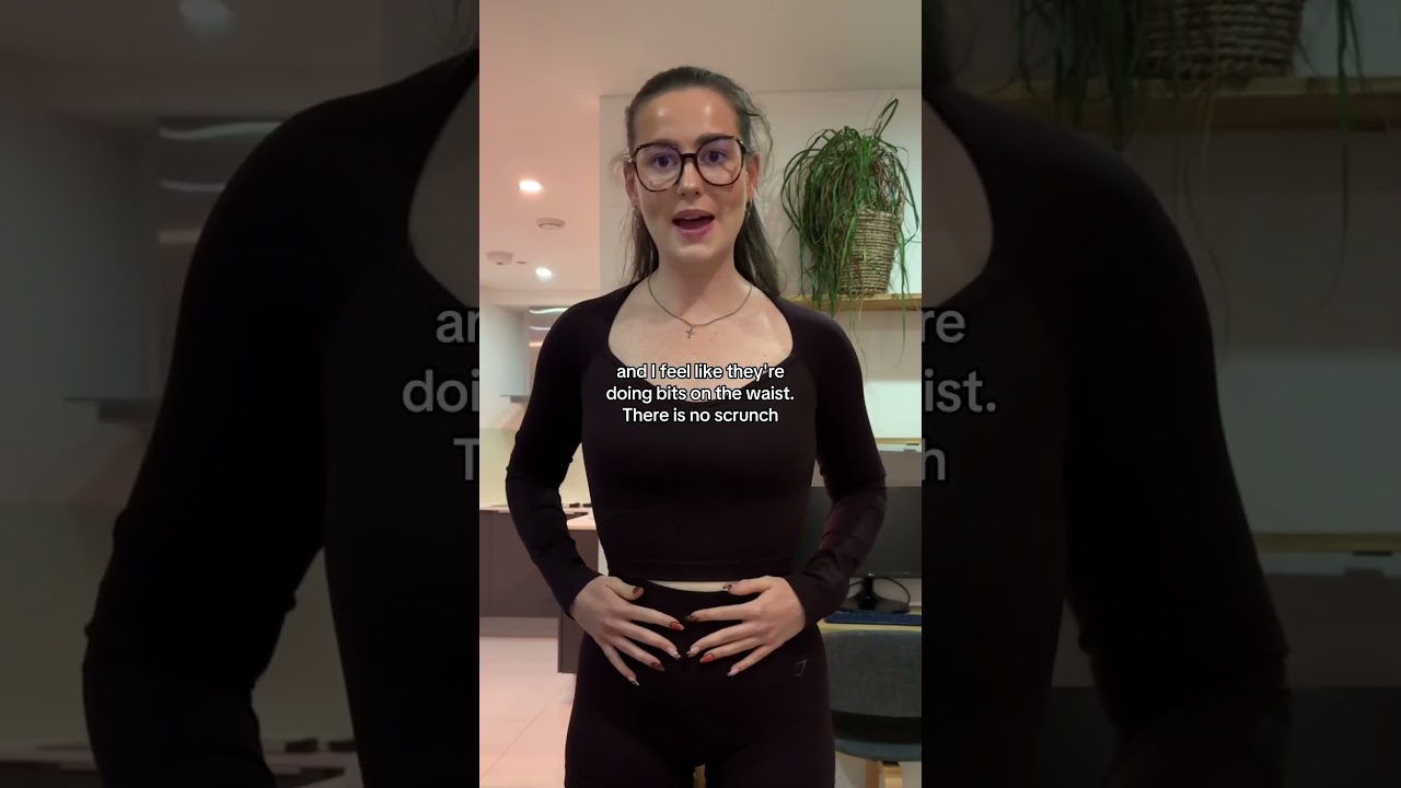 try on of the new gymshark corset seamless collection🦈 code ANON Gymshark #gymshark #corsetseamless
