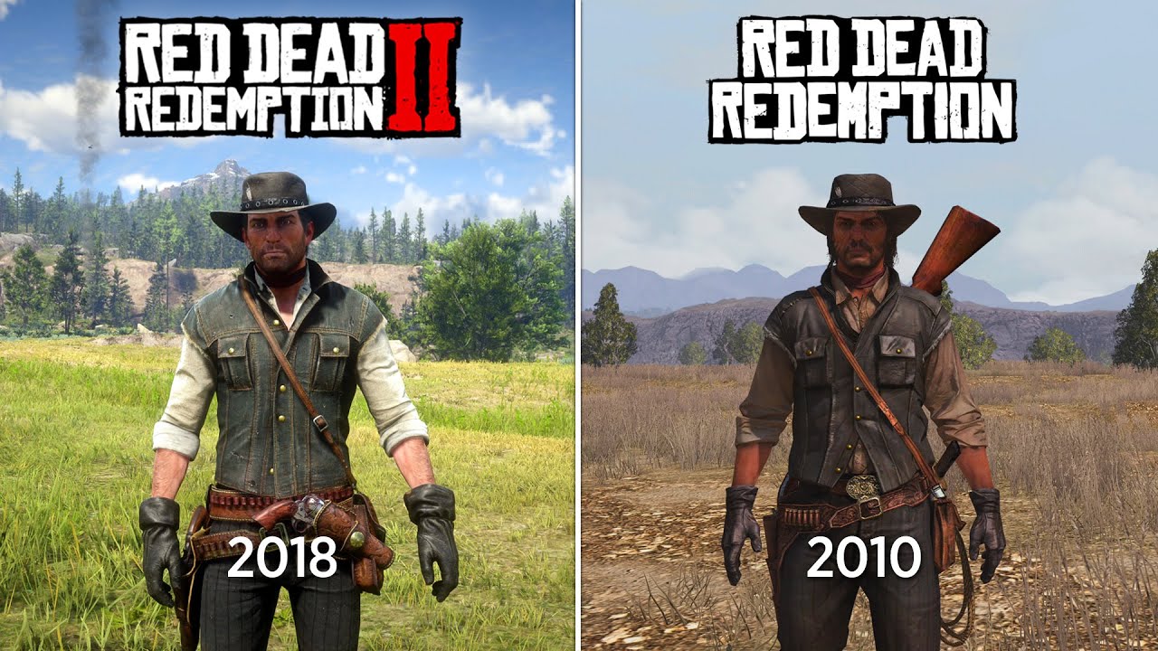 RDR 2 против RDR 1 - Сравнение Деталей (Часть 3)