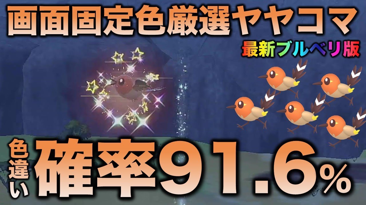 【最新ブルベリ版】ヤヤコマ編!!【ポケモンSV/スカーレット・バイオレット】