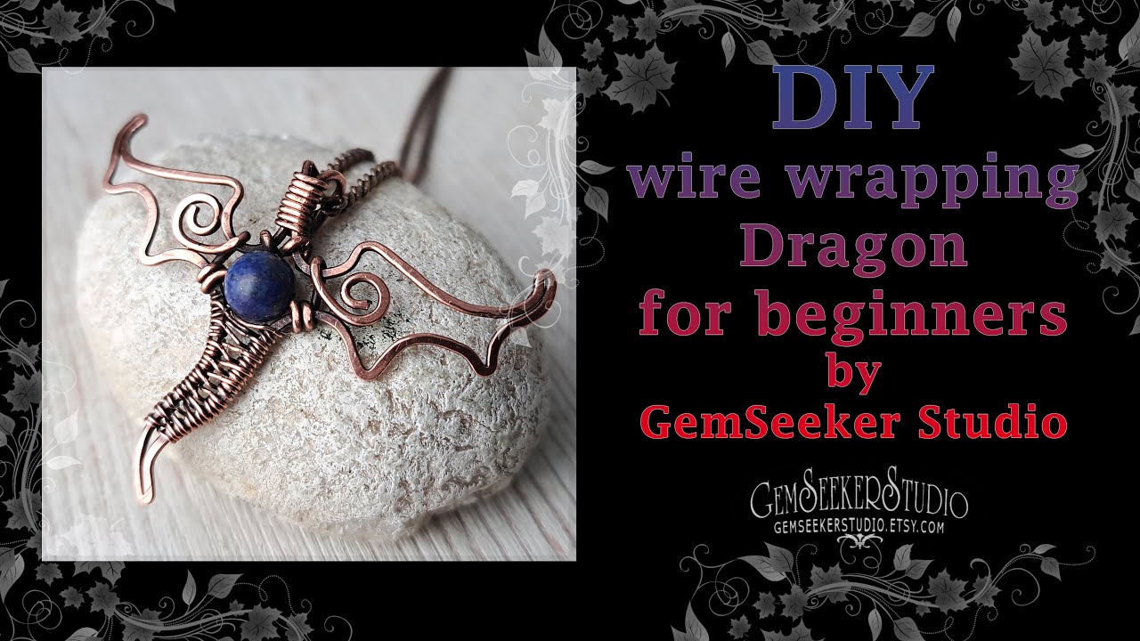 Let's make a gift together. DIY. Make a very simple Dragon for beginners. 10 minute jewelry.