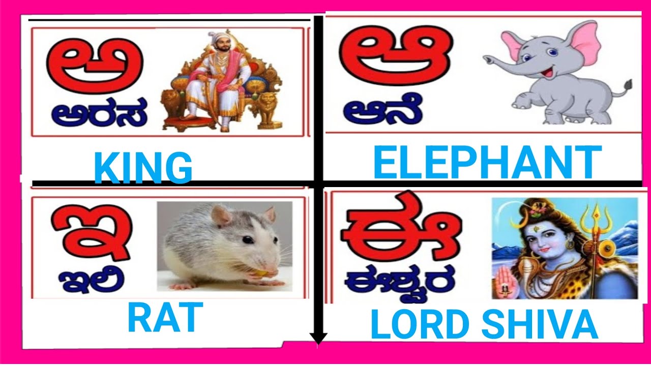 Kannada varnamale, complete Kannada alphabets (ಅ to ಳ )#kannada vowels and consonants