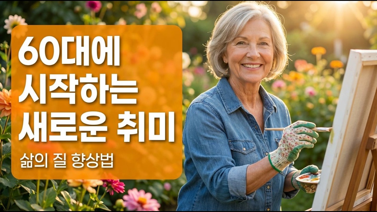 삶의 황혼기를 밝히는 새로운 취미 이야기