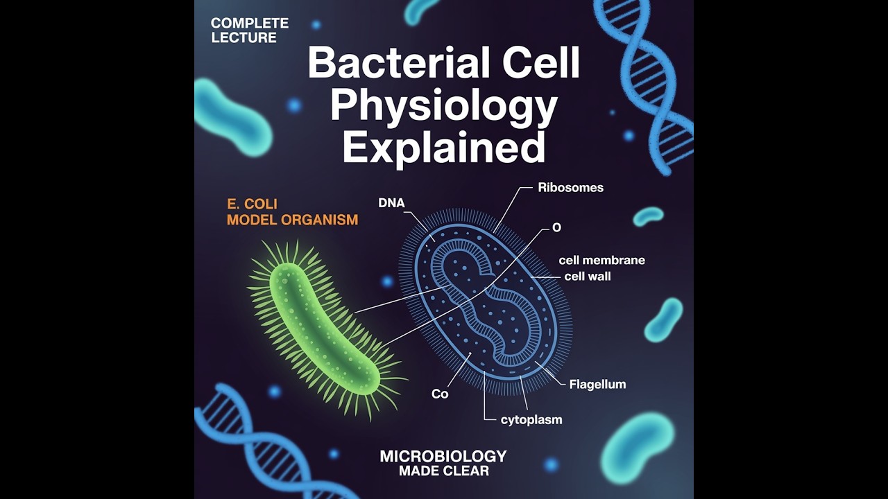 Bacterial Cell Physiology Explained | E. coli as a Model Organism