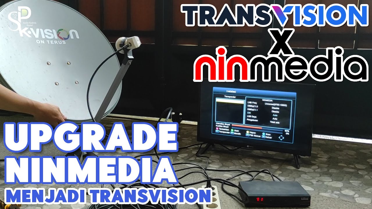 Upgrade Receiver Ninmedia Menjadi Transvision | Langsung Bisa Nonton Tanpa Kendala