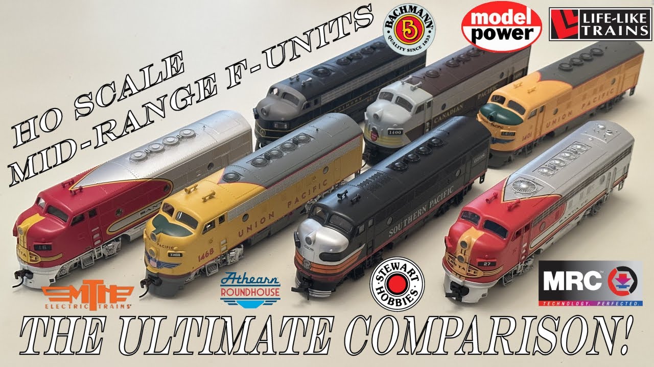 HO Scale Modern Mid-Range F Units - The Ultimate Comparison!