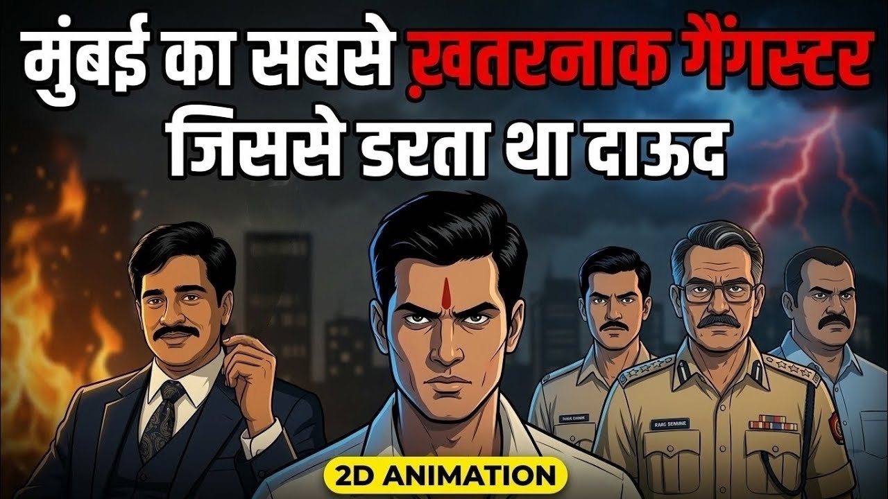 Manya Surve : Most Fearless Gangster Who Made Dawood Fear Him | 2D Animation 