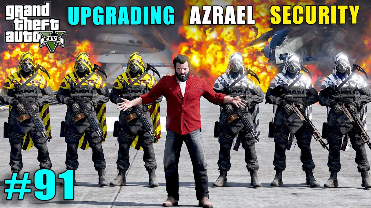 MICHAEL UPGRADING AZRAEL SECURITY | GTA V GAMEPLAY