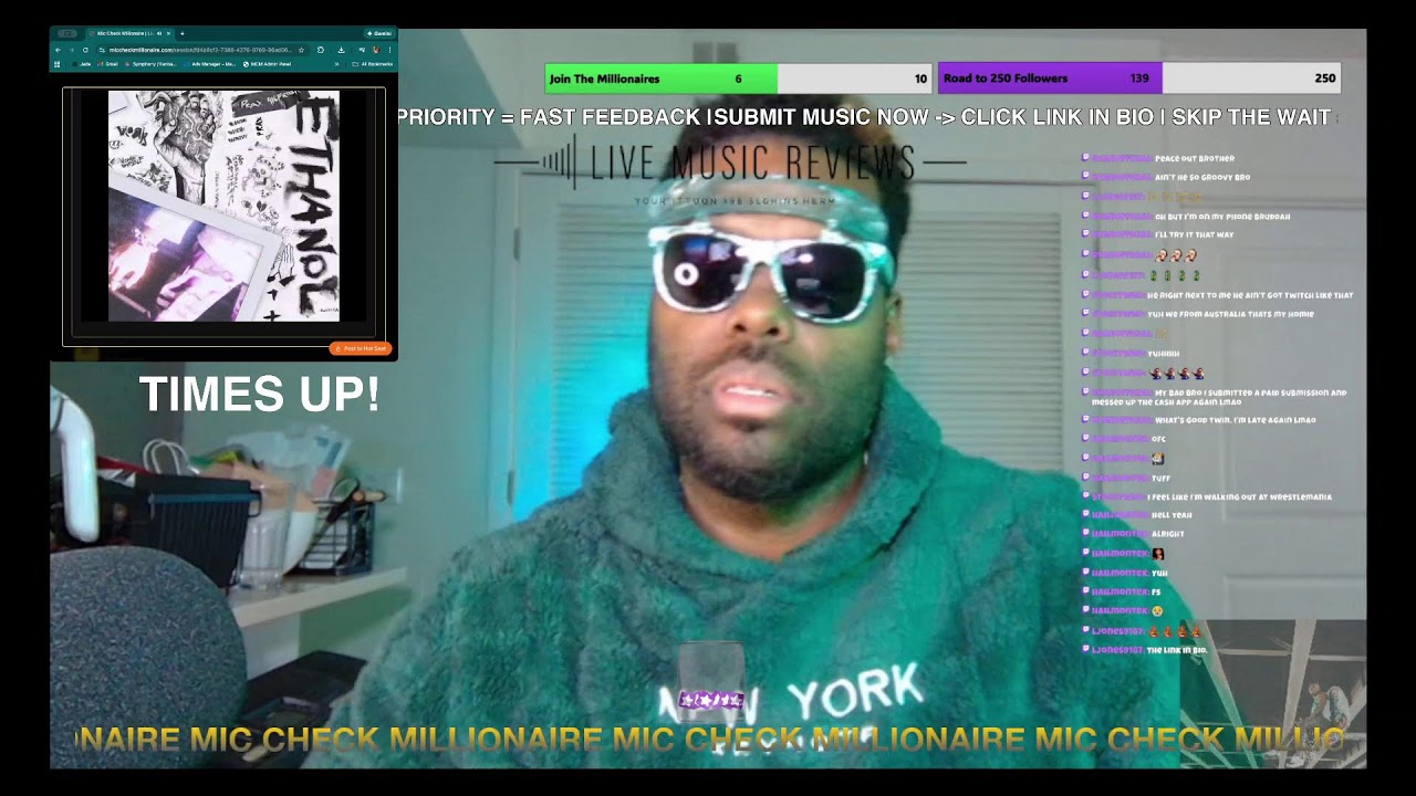 Live Music Reviews 🎧 Artist Submissions & Reactions | Mic Check Millionaire | Get Reviewed Live