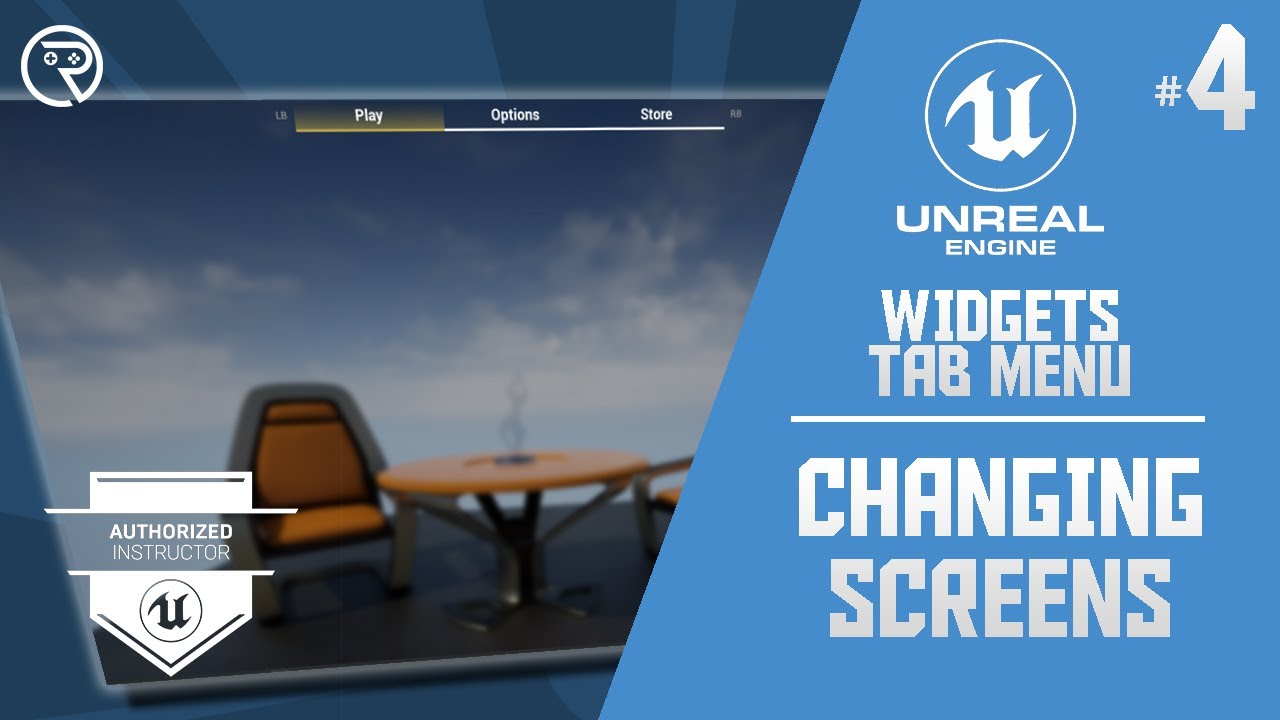 Unreal Engine 5 Tutorial - Widgets: Tab Menu Part 4: Changing Screens