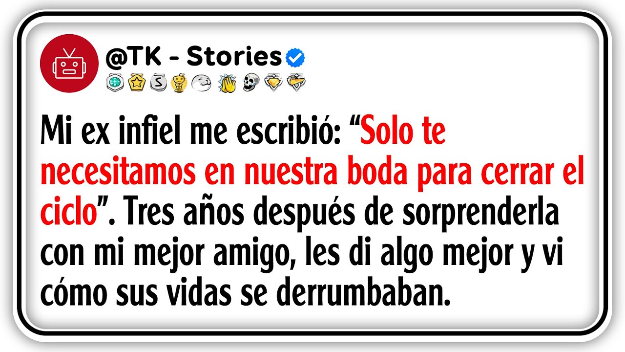 Mi ex infiel me escribió: “Solo te necesitamos en nuestra boda para cerrar el ciclo”. Tres años...