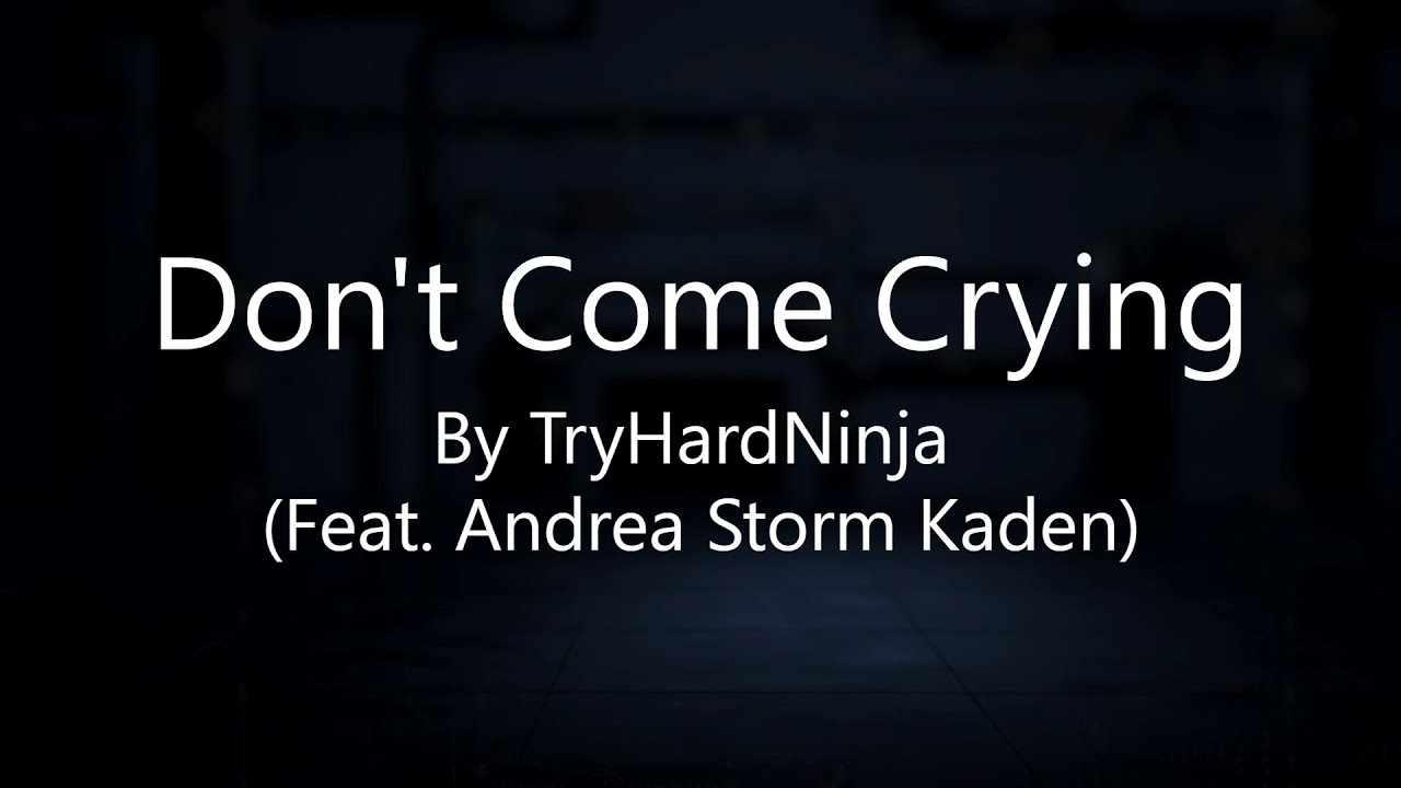 TryHardNinja - Don't Come Crying Feat. Andrea Storm Kaden (Lyrics)