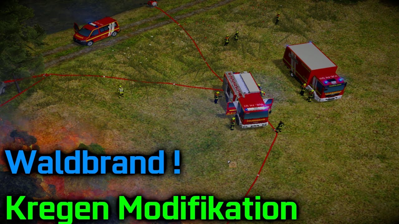 Waldbrand fordert die Einsatzkräfte der Feuerwehr | Kregen Modifikation | Beta Version