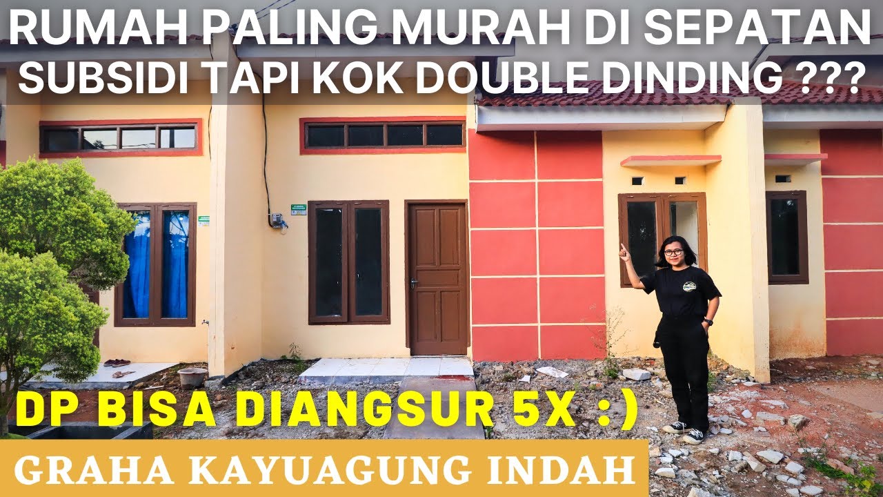 Rumah MURAH Double Dinding di SEPATAN TANGERANG Dekat Bandara Bebas Banjir  – Graha Kayuagung Indah