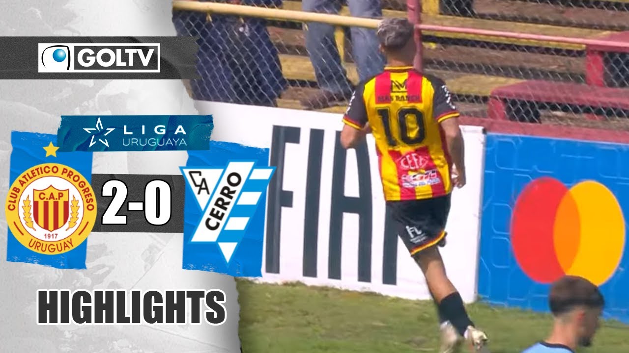 CON GOLES DE SILVA Y LEMMO | Progreso 2 - 0 Cerro | GOLES | Primera División de Uruguay